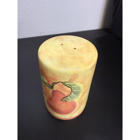 Vintage Fruit Design Ceramic Salt and Pepper Shakers Collectible Kitchen 3.5" H - Picture 3 of 8